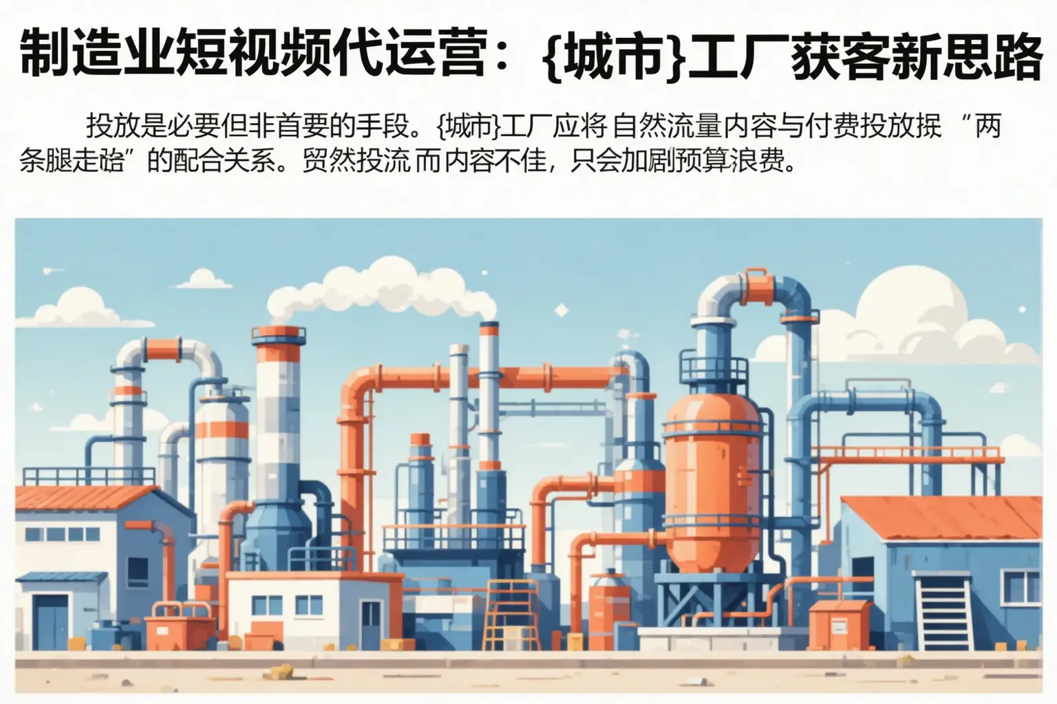 制造业短视频代运营：太和工厂获客新思路